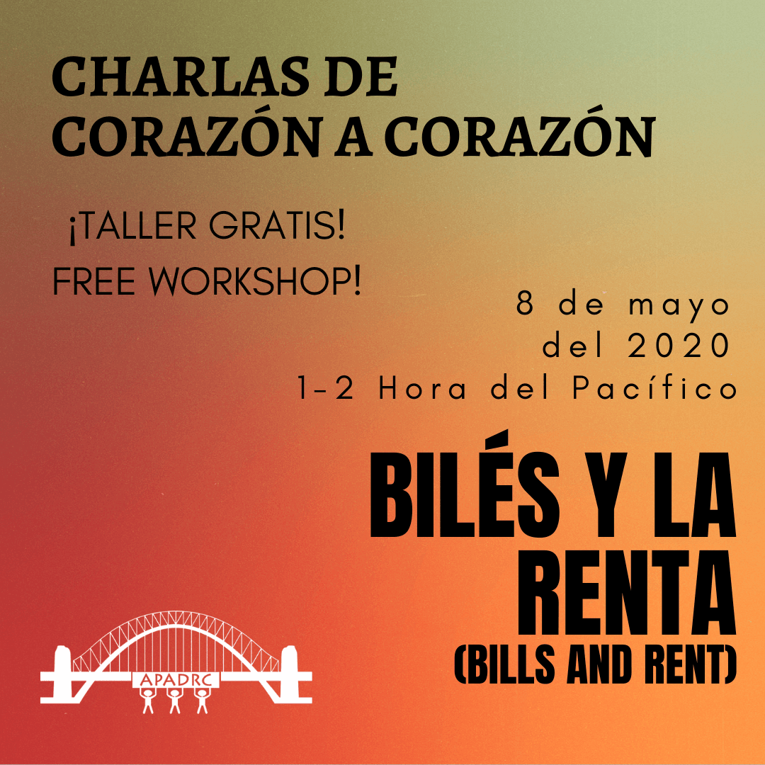Free Spanish Workshop:  Biles y la Renta  (Bills and Rent)